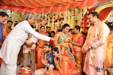 Celebs at Bandla Ganesh Brothers Daughter Ashritha Wedding Photos